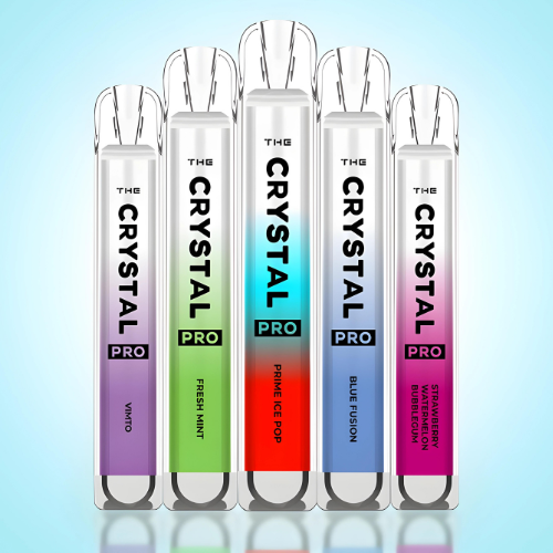 The Crystal Pro  Disposable Vape Pod Device 20mg , Banana Ice  Box of 10